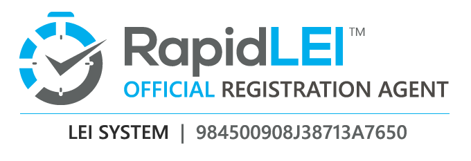 Agente de registo oficial da RapidLEI - Sistema LEI Número LEI: 984500908J38713A7650